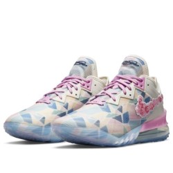 Nike LeBron 18 - Col Haute Taille pour Soutien Maximal de la Cheville
