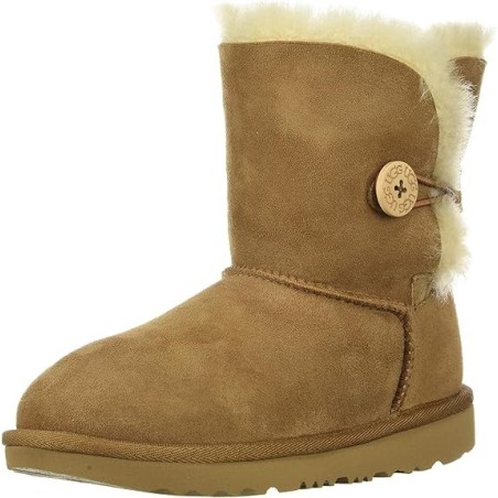 Bottes UGG K Bailey Button II Enfant Isolation Naturelle